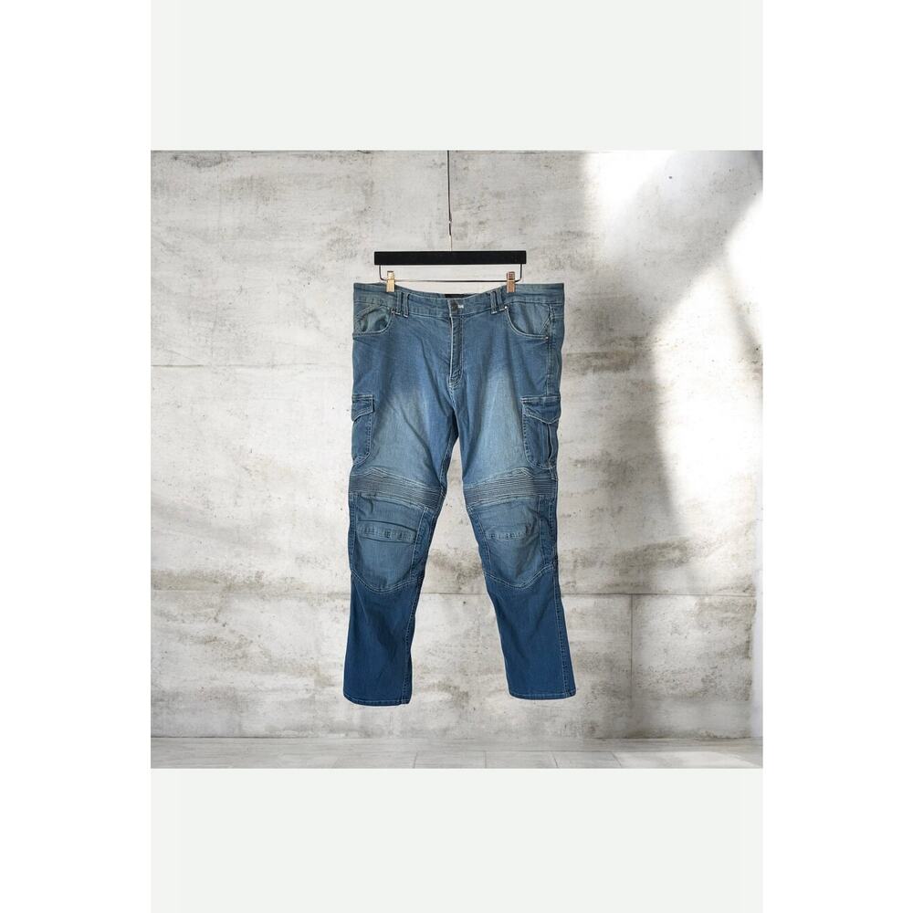 MILWAUKEE LEATHER MDM5013 MEN'S MILLENNIUM BLUE KNEE SIZE 42 x 34